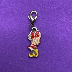 💛 Classic Silver Tone Disney Minnie Mouse Charm